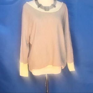 Subtle luxury cashmere pullover sz xs
